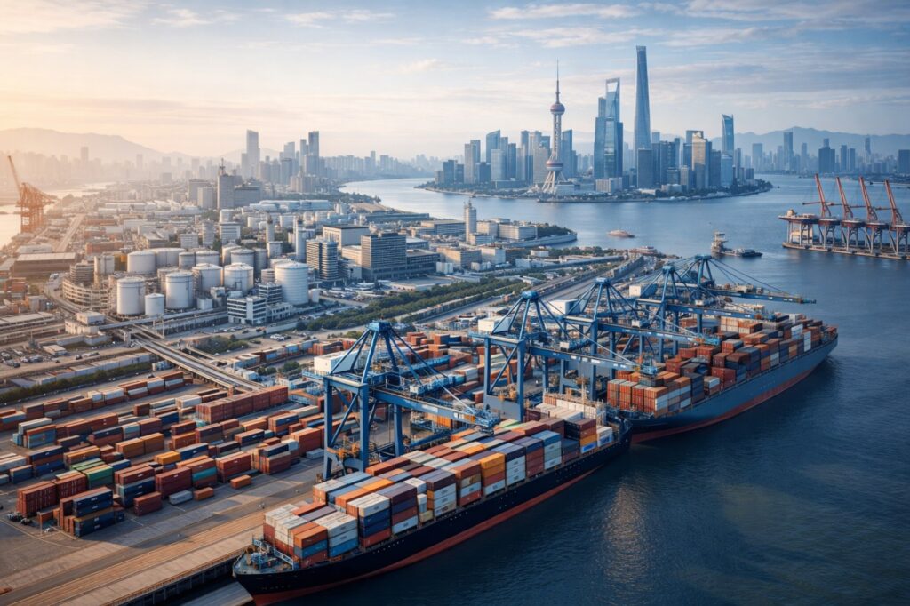 Asia and China supply chain development and logistics